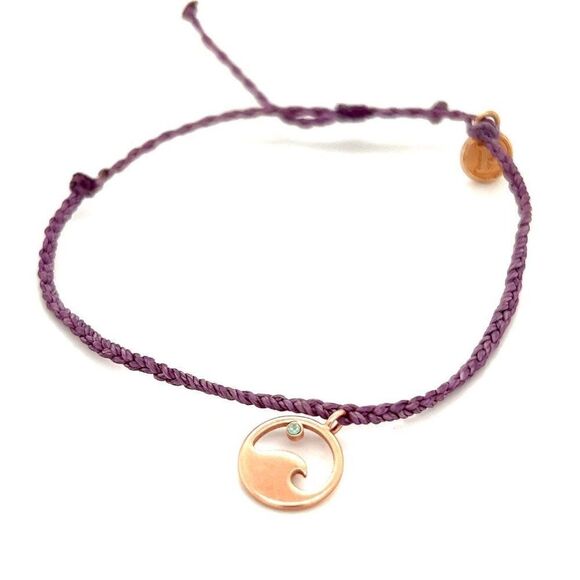 Pura Vida Wave Charm Bracelet - Picture 1 of 3